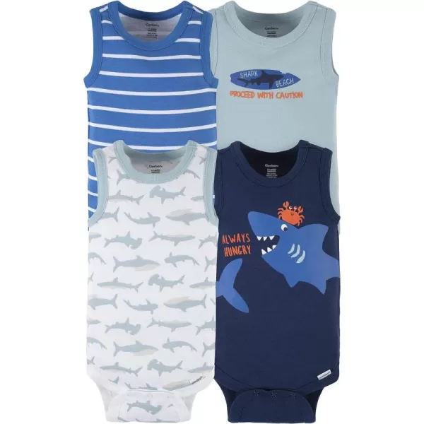 Gerber Baby Boys Multi-Pack Sleeveless Onesies Bodysuit