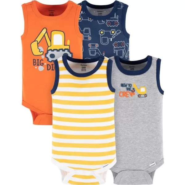 Gerber Baby Boys Multi-Pack Sleeveless Onesies Bodysuit