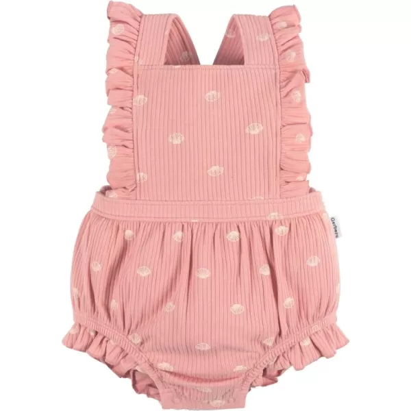 Gerber Baby Girls Sleeveless Ruffle Romper
