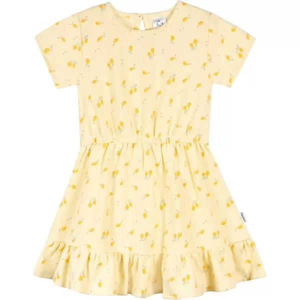 Gerber Girls' Toddler Short-Sleeve Dress
