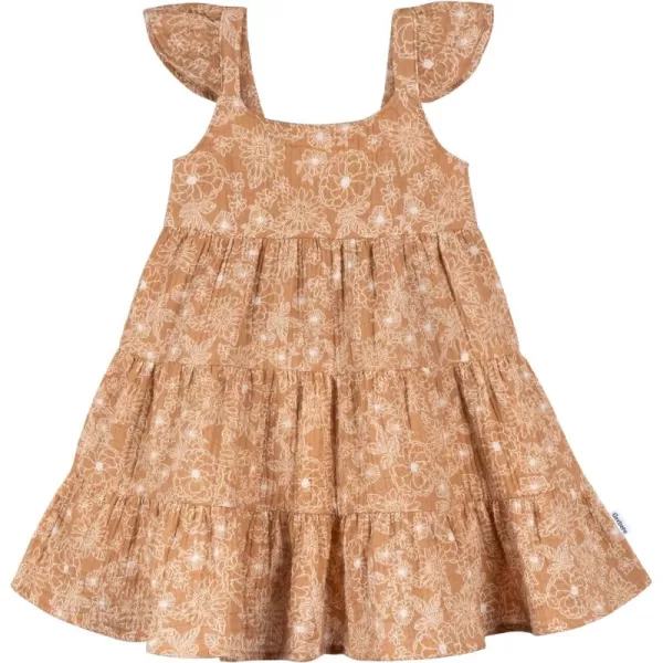 Gerber Girls' Toddler Sleeveless Gauze Dress