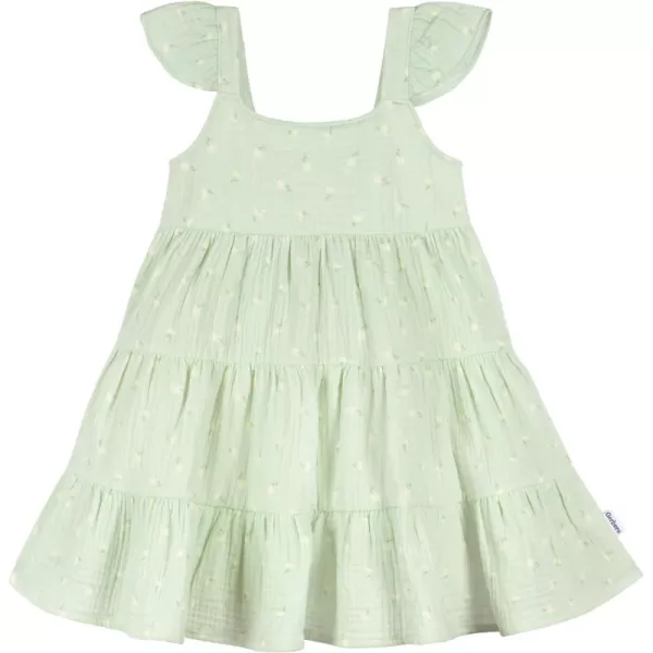 Gerber Girls' Toddler Sleeveless Gauze Dress