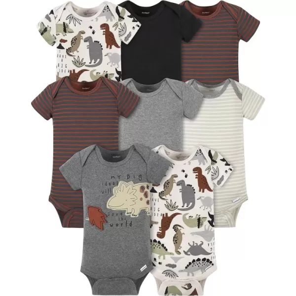 Gerber baby-boys 8-pack Short Sleeve Onesies Bodysuits