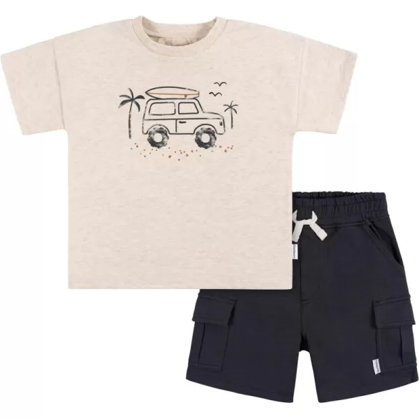 Gerber baby-boys Toddler T-shirt and Shorts Set2-Piece T-Shirt and Short Set
