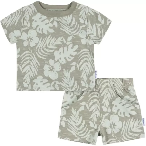 Gerber baby-boys Toddler T-shirt and Shorts Set2-Piece T-Shirt and Short Set