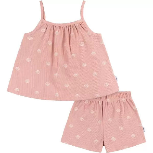 Gerber baby-girls Toddler Sleeveless Tank Top and Shorts Set2-Piece Tank and Short Set