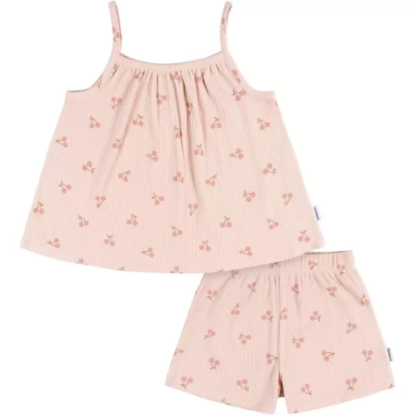 Gerber baby-girls Toddler Sleeveless Tank Top and Shorts Set2-Piece Tank and Short Set