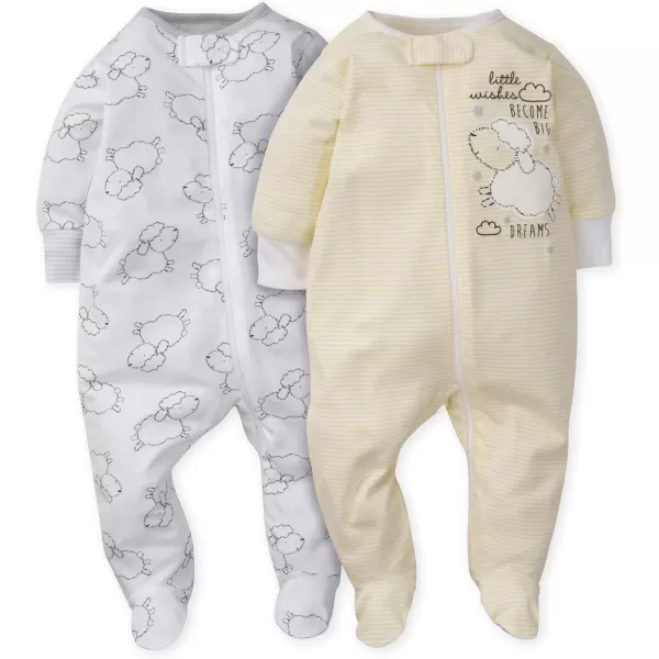 Gerber Baby Boys 4 Pack Sleep 'N Play Footie