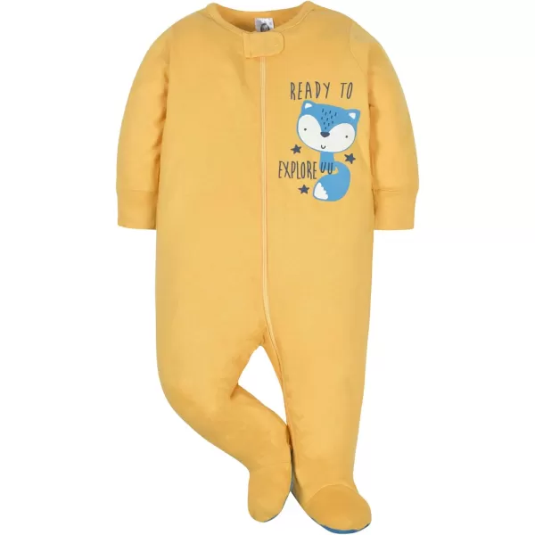 Gerber Baby Boys 4 Pack Sleep 'N Play Footie