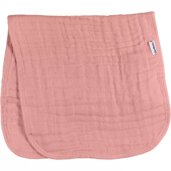Gerber Baby Unisex Muslin Burp Cloths 6-Pack, Vanilla, Large Size 20" x 10"