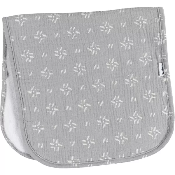 Gerber Baby Unisex Muslin Burp Cloths 6-Pack, Vanilla, Large Size 20" x 10"