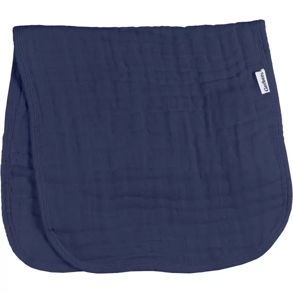 Gerber Baby Unisex Muslin Burp Cloths 6-Pack, Vanilla, Large Size 20" x 10"