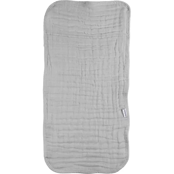 Gerber Baby Unisex Muslin Burp Cloths 6-Pack, Vanilla, Large Size 20" x 10"