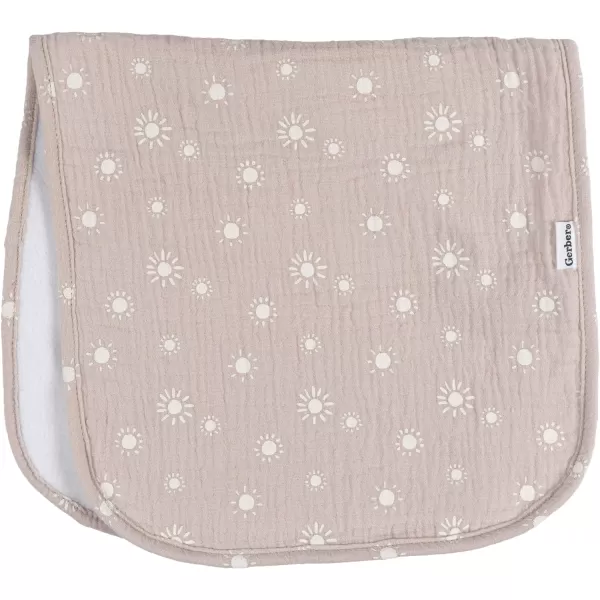 Gerber Baby Unisex Muslin Burp Cloths 6-Pack, Vanilla, Large Size 20" x 10"
