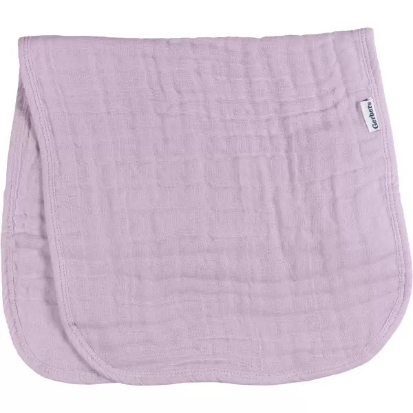 Gerber Baby Unisex Muslin Burp Cloths 6-Pack, Vanilla, Large Size 20" x 10"