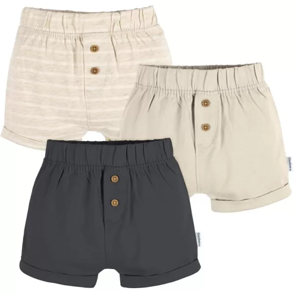 Gerber Baby 3-Pack Knit Shorts