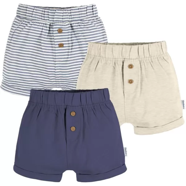 Gerber Baby 3-Pack Knit Shorts