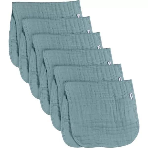 Gerber Baby Unisex Muslin Burp Cloths 6-Pack, Vanilla, Large Size 20" x 10"