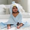 imageGerber Baby 4 Piece Animal Character Hooded Towel and Washcloth Set Brown Lion One SizeBlue Penguin