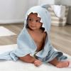imageGerber Baby 4 Piece Animal Character Hooded Towel and Washcloth Set Brown Lion One SizeBlue Shark