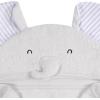imageGerber Baby 4 Piece Animal Character Hooded Towel and Washcloth Set Brown Lion One SizeGrey Elephant