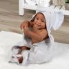 imageGerber Baby 4 Piece Animal Character Hooded Towel and Washcloth Set Brown Lion One SizeGrey Elephant