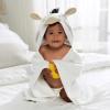 imageGerber Baby 4 Piece Animal Character Hooded Towel and Washcloth Set Brown Lion One SizeGrey Zebra