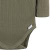 imageGerber Baby Boys 2Pack Bodysuits Charcoal Green 03 Months