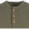 imageGerber Baby Boys 2Pack Bodysuits Charcoal Green 03 Months