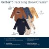 imageGerber Baby Boys 6pack Longsleeve Onesies BodysuitWestern Style