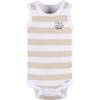 imageGerber Baby Boys MultiPack Sleeveless Onesies BodysuitCoastal