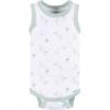 imageGerber Baby Boys MultiPack Sleeveless Onesies BodysuitCoastal
