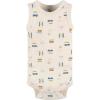imageGerber Baby Boys MultiPack Sleeveless Onesies BodysuitSurfer