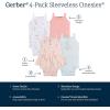 imageGerber Baby Girls MultiPack Sleeveless Onesies BodysuitPink Flamingo