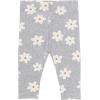 imageGerber Baby Girls Toddler MultiPack Premium LeggingsGray Flowers  Cream and Black