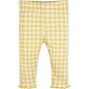 imageGerber Baby Girls Toddler MultiPack Premium LeggingsYellow White Blue