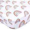 imageGerber Baby Unisex 2Pack Knit Crib Sheet Coastal Calm One SizeBoho Rainbow