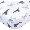 imageGerber Baby Unisex 2Pack Knit Crib Sheet Coastal Calm One SizeCoastal Calm