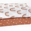 imageGerber Baby Unisex 2Pack Muslin Blanket Coastal Calm One SizeBoho Rainbow