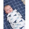 imageGerber Baby Unisex 2Pack Muslin Blanket Coastal Calm One SizeCoastal Calm