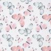 imageGerber Boys Newborn Infant Baby Toddler Nursery 100 Cotton Flannel Receiving Swaddle Blanket Safari White5 Count Pack of 1Butterfly White
