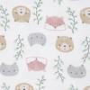 imageGerber Boys Newborn Infant Baby Toddler Nursery 100 Cotton Flannel Receiving Swaddle Blanket Safari White5 Count Pack of 1Pink Safari