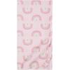 imageGerber Boys Newborn Infant Baby Toddler Nursery 100 Cotton Flannel Receiving Swaddle Blanket Safari White5 Count Pack of 1Rainbows Pink