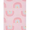 imageGerber Boys Newborn Infant Baby Toddler Nursery 100 Cotton Flannel Receiving Swaddle Blanket Safari White5 Count Pack of 1Rainbows Pink