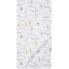 imageGerber Boys Newborn Infant Baby Toddler Nursery 100 Cotton Flannel Receiving Swaddle Blanket Safari White5 Count Pack of 1Safari Animals White