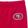 imageGerber NFL Baby Girls 3piece Onesie Bodysuit Pants ampamp Headband Set49ers