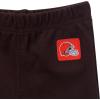 imageGerber NFL Baby Girls 3piece Onesie Bodysuit Pants ampamp Headband SetBrowns