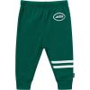 imageGerber NFL Baby Girls 3piece Onesie Bodysuit Pants ampamp Headband SetJets