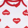 imageGerber NFL Baby Girls Nfl 3pack Onesie BodysuitChiefs