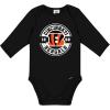 imageGerber NFL Unisex Baby Nfl 2pack Long Sleeve Onesie BodysuitBengals